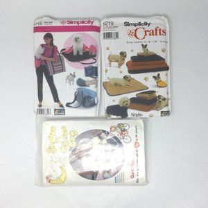 Sewing Patterns Child Sleeping Bag, Dog Coat, Blanket, Carrier